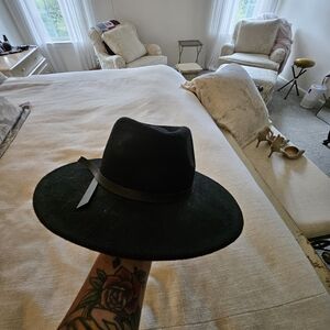 Universal Thread Black Wide-Brim Hat